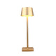 amhshkou Gold Cordless Table Lamp 14in Dimmable LED Rechargeable IP54