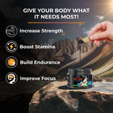 ZHerbika pure Himalayan shilajit resin jar 300mg with 75% fulvic acid and 85+ trace minerals for energy - view 8