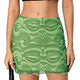 Verdusa Women's Green Geometric Mesh Maxi Pencil Skirt – High Waist