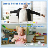 24 colorful mochi squishy animal toys with gift cards and clear bags by Saparlo for Easter and party favors - view 7