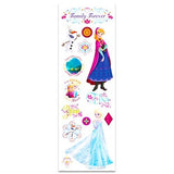 Disney Frozen 10-piece hair accessories bundle including bows, clips, hair ties, stickers, and Frozen-themed zipper storage bag - view 5