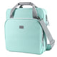 Losong 3 Ring Zipper Binder 2 Inch with Shoulder Strap – 500 Sheet, Light Blue
