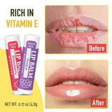 Eight assorted flavored natural lip balm tubes with coconut oil and vitamin E, bulk pack of 8 for moisturizing lips - view 6