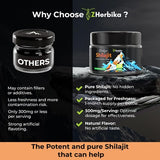 ZHerbika pure Himalayan shilajit resin jar 300mg with 75% fulvic acid and 85+ trace minerals for energy - view 7