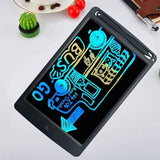 ScriMemo 10-inch LCD writing tablet kids drawing pad with stylus and one-touch erase button on white background - view 7