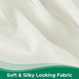 Ivory wrap-around bed skirt with ruffled 15-inch drop on a king-size bed, Biscaynebay elastic easy-fit dust ruffle - view 8