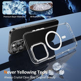 MATEPROX clear diamond rhinestone iPhone 16 Pro MagSafe case with tempered glass back and screen protector included - view 7