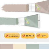 Three white CPOGEBD wall repair paste roller kits with small roller brushes for latex paint touch-up DIY wall repair - view 3