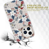 Happypapa floral berry shimmer full body iPhone 14 Pro Max case with built-in HD screen protector, multicolor TPU - view 6