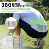 Allgu gray lumbar support back brace size large with adjustable pulley straps and breathable mesh for lower back pain relief - view 4