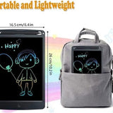 ScriMemo 10-inch LCD writing tablet kids drawing pad with stylus and one-touch erase button on white background - view 5