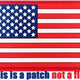 TNS Self-Adhesive American Flag Patch – Rectangular USA Emblem