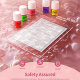 Geyiie 314-piece nail art and bead bracelet kit with beads, charms, glitter, tools, and 5 nail polishes in 3-tier acrylic storage box - view 5