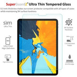 SuperGuardZ tempered glass screen protector for iPad Air 5 and iPad Pro 11 with anti blue light coating, clear finish - view 2