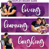 Loopy couples card game box with 150 cards, playing board, instructions, and satin blindfold for date night - view 6