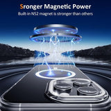 MATEPROX clear diamond rhinestone iPhone 16 Pro MagSafe case with tempered glass back and screen protector included - view 5