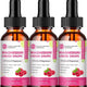 M inch 8-in-1 Magnesium Liquid Drops 3-Pack – Raspberry, 3oz Each