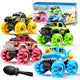 Kigwux 4-Pack Light-Up Monster Truck Toys with Take-Apart Hand Drill