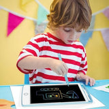 ScriMemo 10-inch LCD writing tablet kids drawing pad with stylus and one-touch erase button on white background - view 4