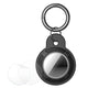 Eyamumo Apple AirTag TPU Protective Case with Keychain & Screen Protector Film