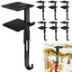 RGJ 6-Pack Christmas Fireplace Mantle Stocking & Garland Hanger Set