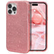 MILPROX iPhone 15 Pro Pink Glitter Case – MIL-STD 3-Layer Shockproof Cover