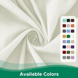 Ivory wrap-around bed skirt with ruffled 15-inch drop on a king-size bed, Biscaynebay elastic easy-fit dust ruffle - view 6