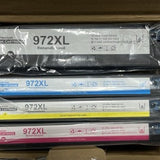 KALOKING HP 972X compatible ink cartridge 4-pack showing black, cyan, magenta, and yellow cartridges for HP PageWide Pro - view 2