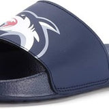 Skywheel kids navy blue shark graphic EVA slide sandals open-toe slip-on for boys and girls size 11 - view 4