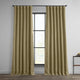 HPD Half Price Drapes Faux Linen Room Darkening Curtain Panel 50x84" Nomad Tan