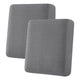 H.VERSAILTEX 2-Pack Grey Jacquard Stretch Sofa Seat Cushion Covers