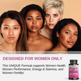 VINATURA Maca Root and DIM 200mg capsules bottle for women hormone balance and menopause support, 60 vegan capsules - view 3
