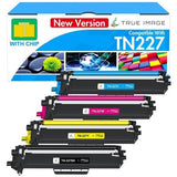 True Image TN227 compatible toner cartridge 4-pack black cyan magenta yellow for Brother HL-L3290CDW printer