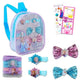 Disney Frozen Hair Accessories Bundle – 10-Piece Set with Storage Bag