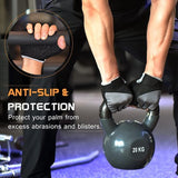 Sunnex grey fingerless gym gloves for women with silicone wave palm padding and breathable mesh back, size medium - view 5