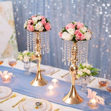 Two pink and white silk rose flower ball centerpieces on plastic bases, 10 inches diameter, styled on a wedding reception table - view 4