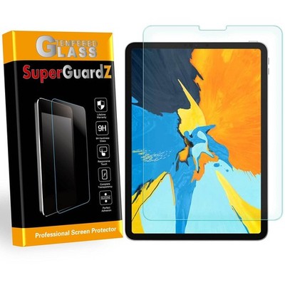 SuperGuardZ tempered glass screen protector for iPad Air 5 and iPad Pro 11 with anti blue light coating, clear finish