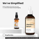 Simplified Skin 20% Vitamin C facial serum 2 oz bottle for anti-aging dark spot and brightening treatment - view 2