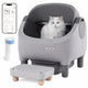 ZLAFM Self-Cleaning Cat Litter Box – App-Controlled, Multi-Cat, 11L Bin