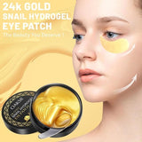 OAKSII 3-piece snail mucin skincare set including serum, moisturizing cream, and hydrogel eye patches on white background - view 2