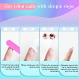 MNSL short coffin mermaid press on nails set with multicolor glitter pearl finish displayed on hand - view 6
