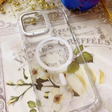 MATEPROX clear diamond rhinestone iPhone 16 Pro MagSafe case with tempered glass back and screen protector included - view 2