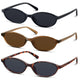 KUGUAOK Retro Oval Cat Eye Sunglasses Women – Y2K UV400 Protection