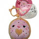Squishmallows Dabria Frosted Donut Plush Bag Clip Keychain – Purple