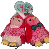 Frankford Candy Valentine Tweet-Heart Plush Lovebirds Set of 2 with Candy — view 1 of 2