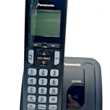Panasonic KX-TGC200B black cordless handset with 1.6-inch amber backlit display and speakerphone - view 8