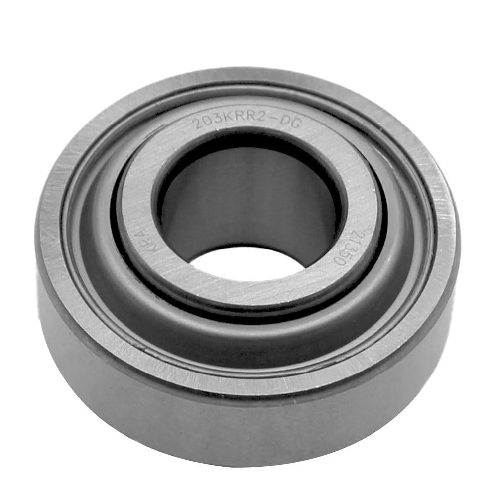 Two 203KRR2 sealed ball bearings for John Deere 493A planter replacement, new in packaging