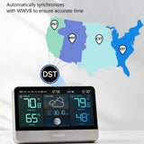 MASHI W872 8.8" HD Wireless Weather Station with Atomic Clock & Outdoor Sensor – Used — view 6 of 8