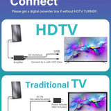 WU-MINGLU black amplified indoor outdoor TV antenna with 30ft coaxial cable and Smart IC Chip signal booster - view 8