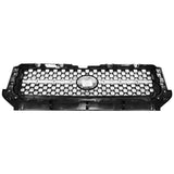 Auto Dynasty black shell silver honeycomb mesh front grille assembly for 2018-2021 Toyota Tundra - view 6